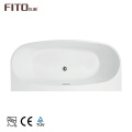China Zhongshan FITO 1700X800X590MM Indoor Tub White Freestanding Soaking Bathtub